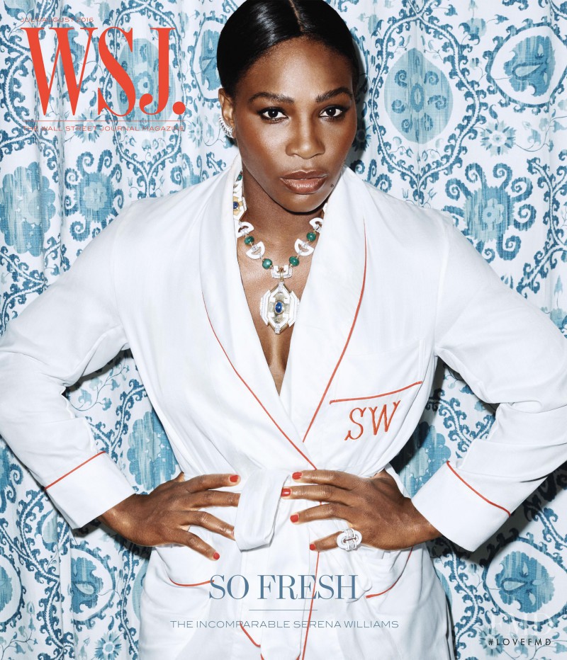 Serena Williams featured on the WSJ cover from July 2016