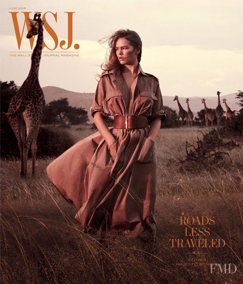 Anna Ewers featured on the WSJ cover from June 2016