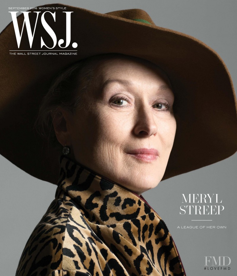 Meryl Streep featured on the WSJ cover from September 2016