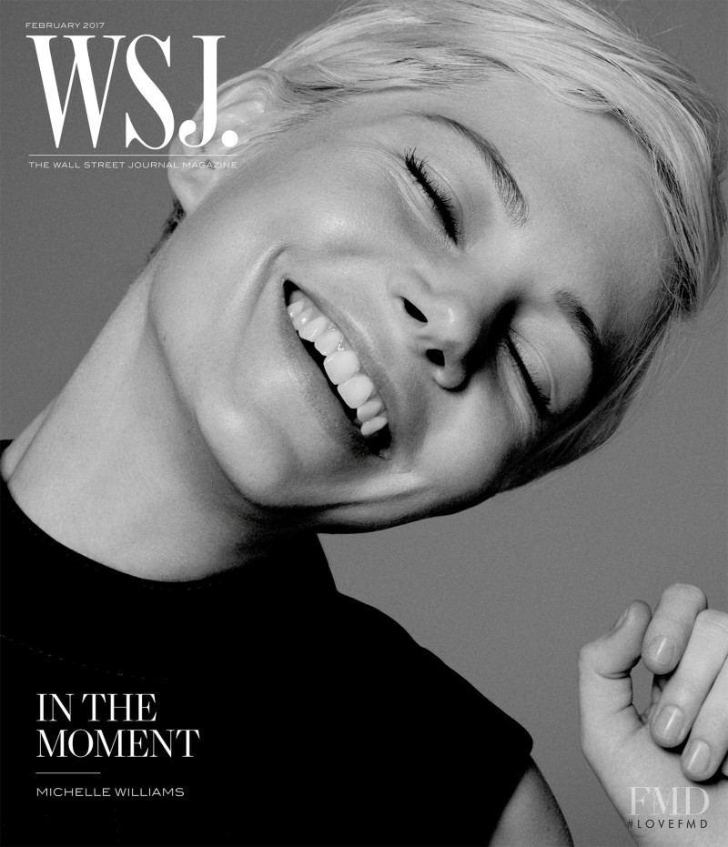 Michelle Williams featured on the WSJ cover from February 2017
