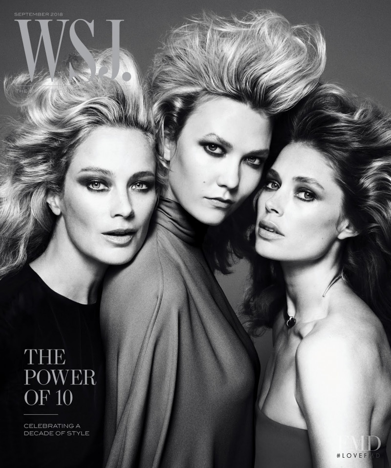 Carolyn Murphy, Doutzen Kroes, Karlie Kloss featured on the WSJ cover from September 2018