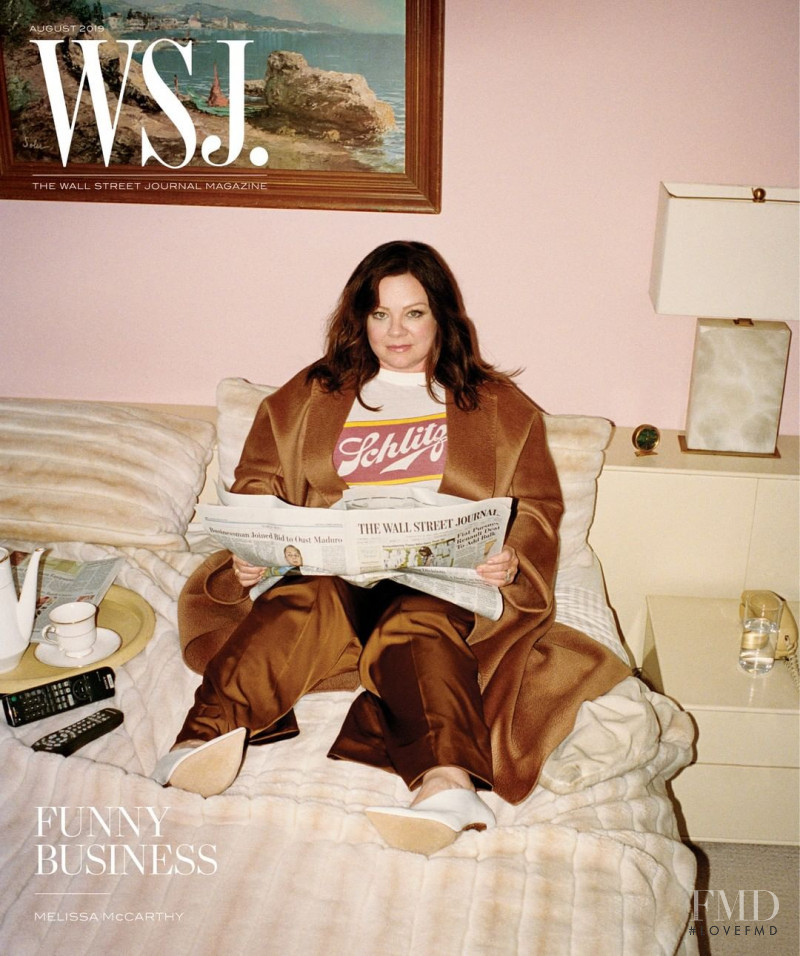 Melissa McCarthy featured on the WSJ cover from August 2019