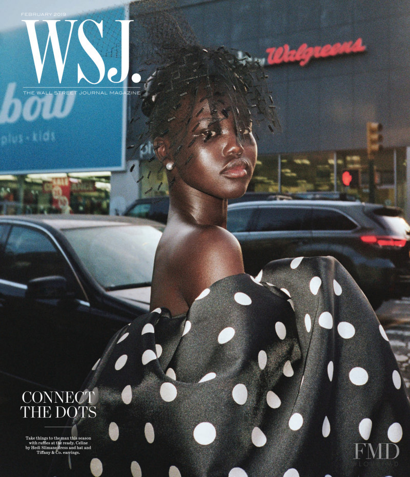 Adut Akech Bior featured on the WSJ cover from January 2019