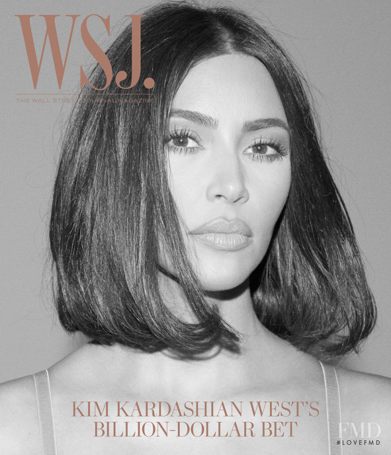 Kim Kardashian featured on the WSJ cover from July 2019