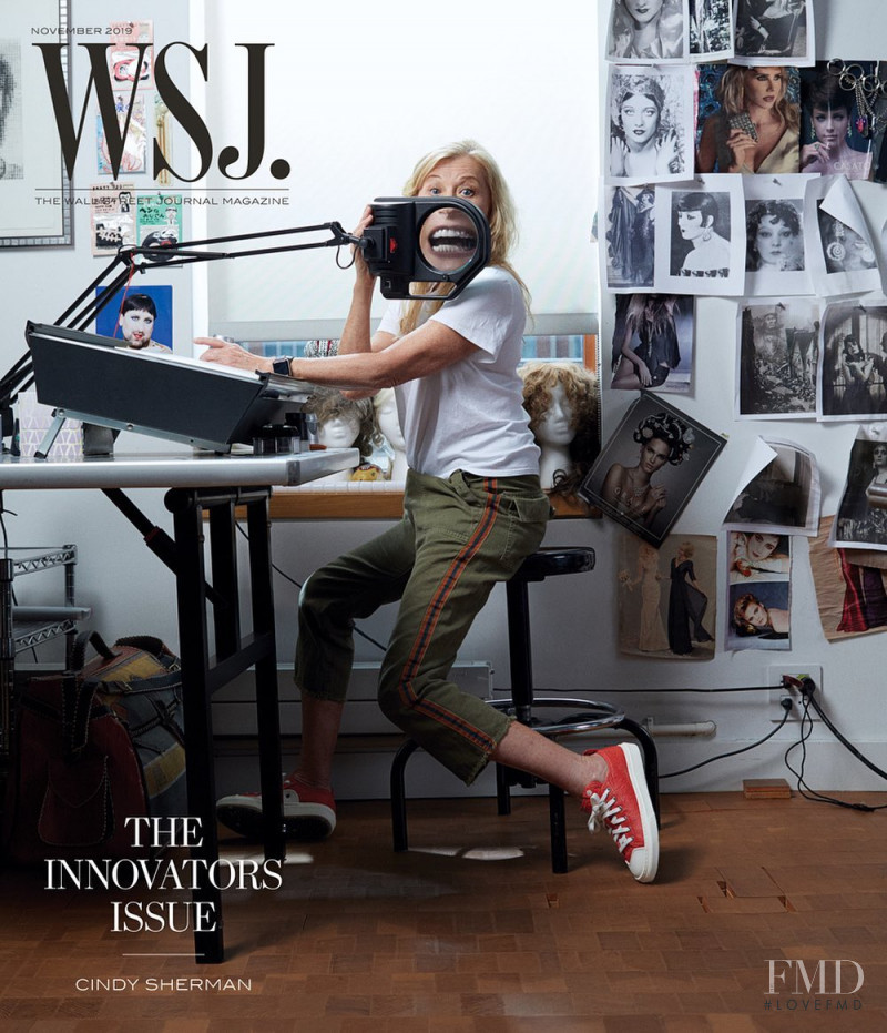Cindy Sherman featured on the WSJ cover from November 2019