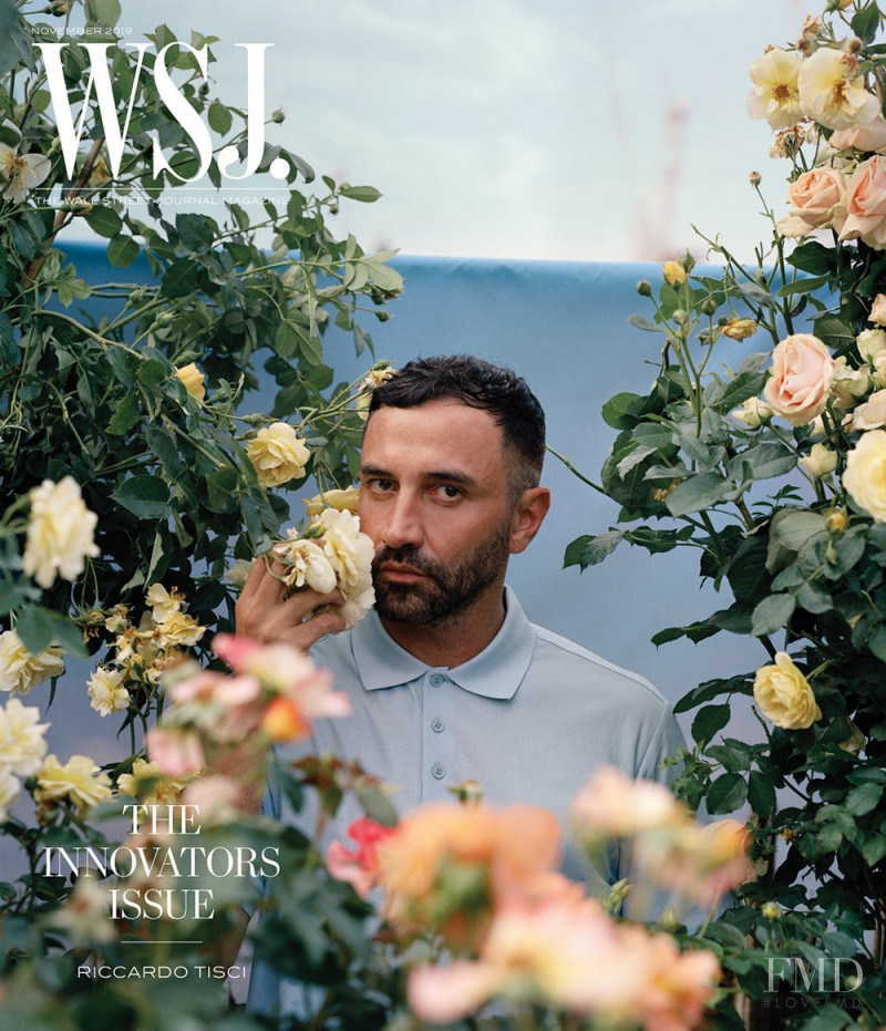 Riccardo Tisci  featured on the WSJ cover from November 2019