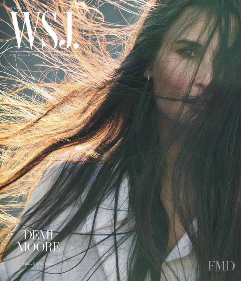 Demi Moore featured on the WSJ cover from October 2019