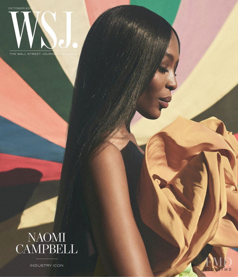 Naomi Campbell featured on the WSJ cover from October 2019
