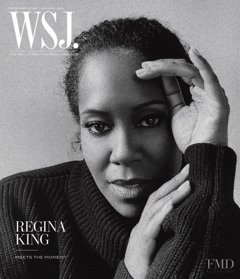 Regina King featured on the WSJ cover from December 2020