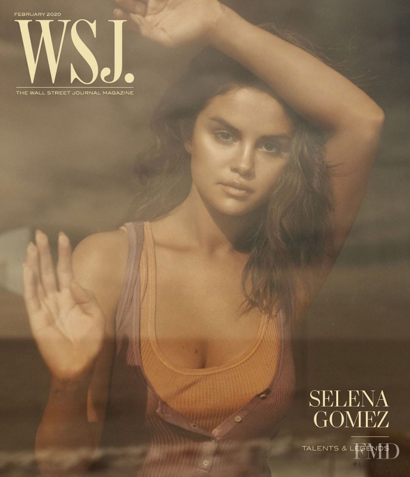 Selena Gomez featured on the WSJ cover from February 2020