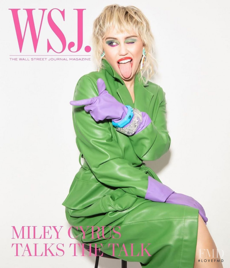 Miley Cyrus featured on the WSJ cover from May 2020