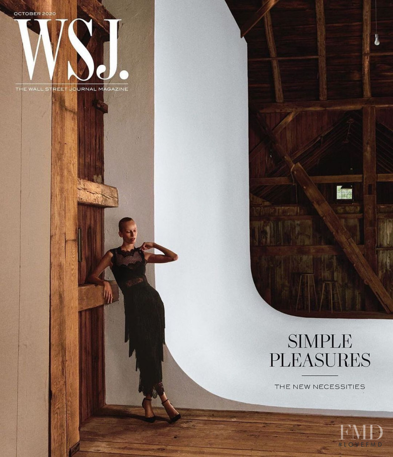 Lili Sumner featured on the WSJ cover from October 2020