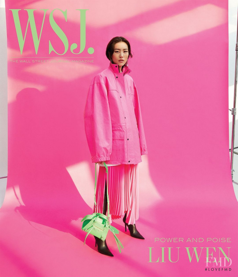 Liu Wen featured on the WSJ cover from April 2021