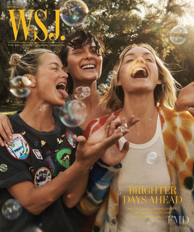 Amber Valletta, Carolyn Murphy, Shalom Harlow featured on the WSJ cover from May 2021