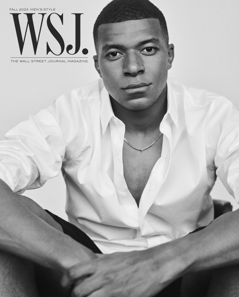 Kylian Mbappé featured on the WSJ cover from September 2022