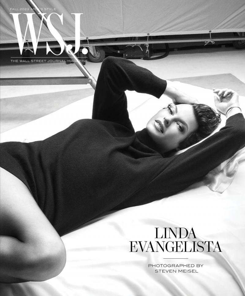 Linda Evangelista featured on the WSJ cover from September 2023