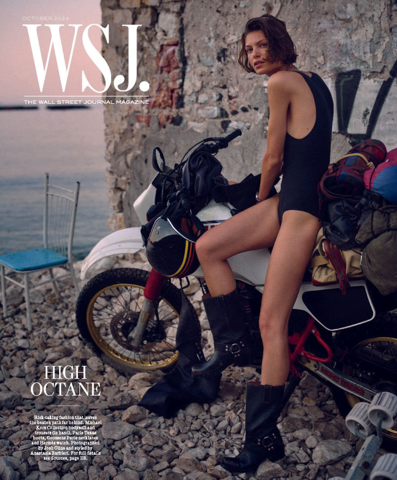 Bibi Breslin featured on the WSJ cover from October 2024