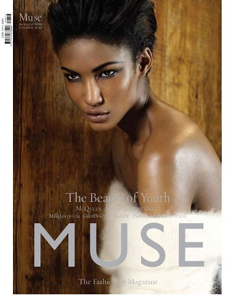 Sessilee Lopez featured on the Muse cover from March 2009