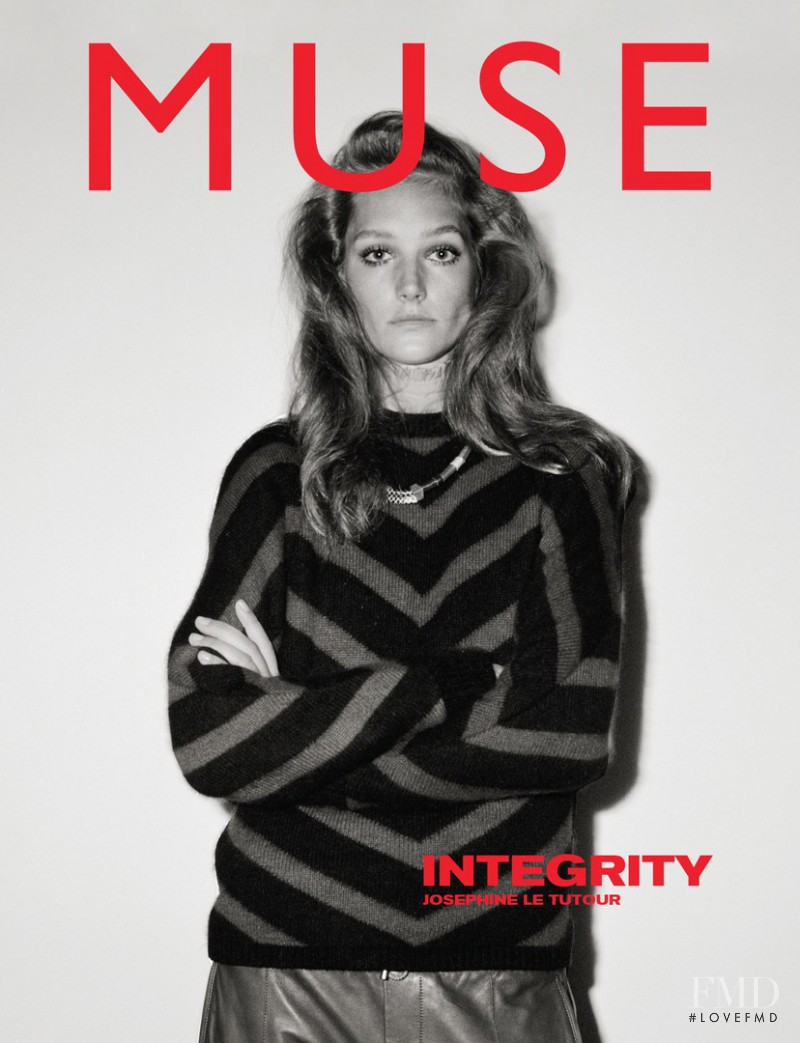 Joséphine Le Tutour featured on the Muse cover from September 2014
