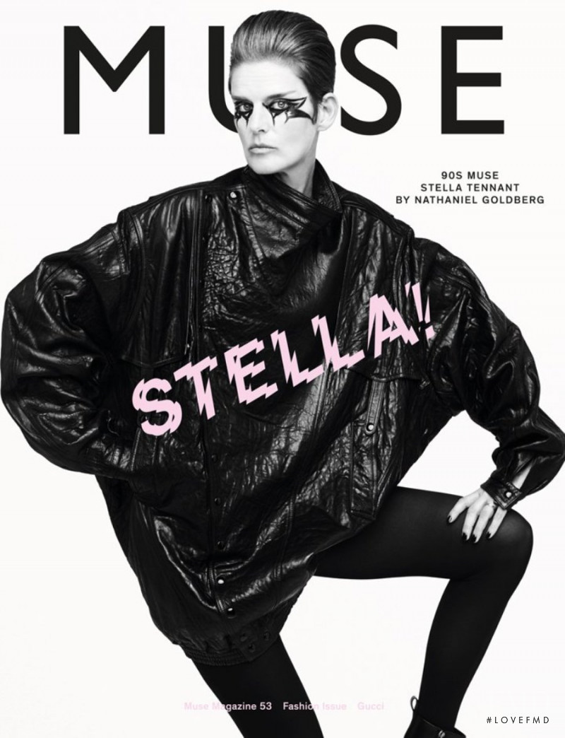 Stella Tennant featured on the Muse cover from September 2019