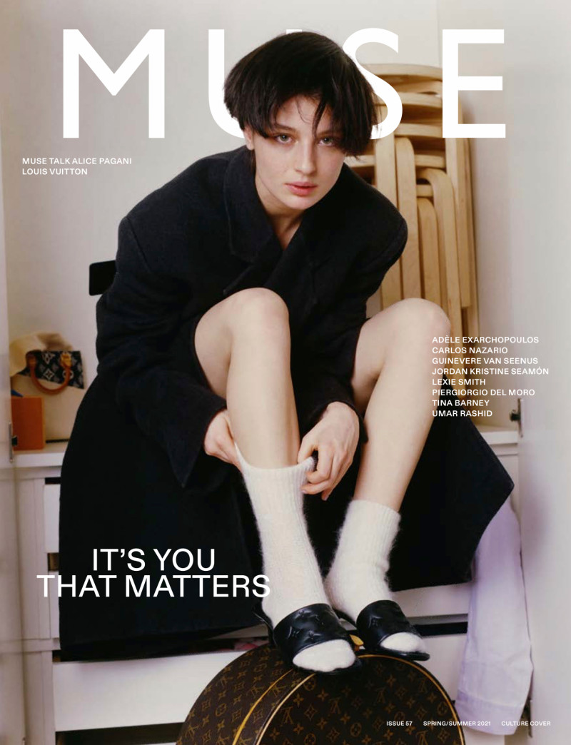 Alice Pagani featured on the Muse cover from March 2021