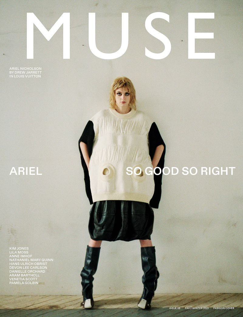 Ariel Nicholson featured on the Muse cover from September 2021