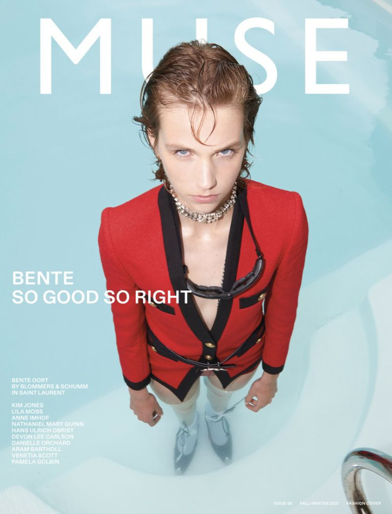 Bente Oort featured on the Muse cover from September 2021