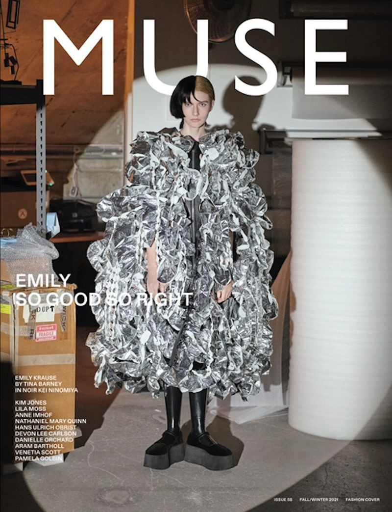 Emily Krause featured on the Muse cover from September 2021