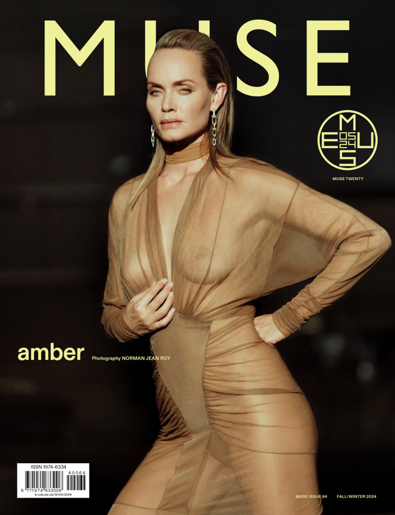 Amber Valletta featured on the Muse cover from September 2024
