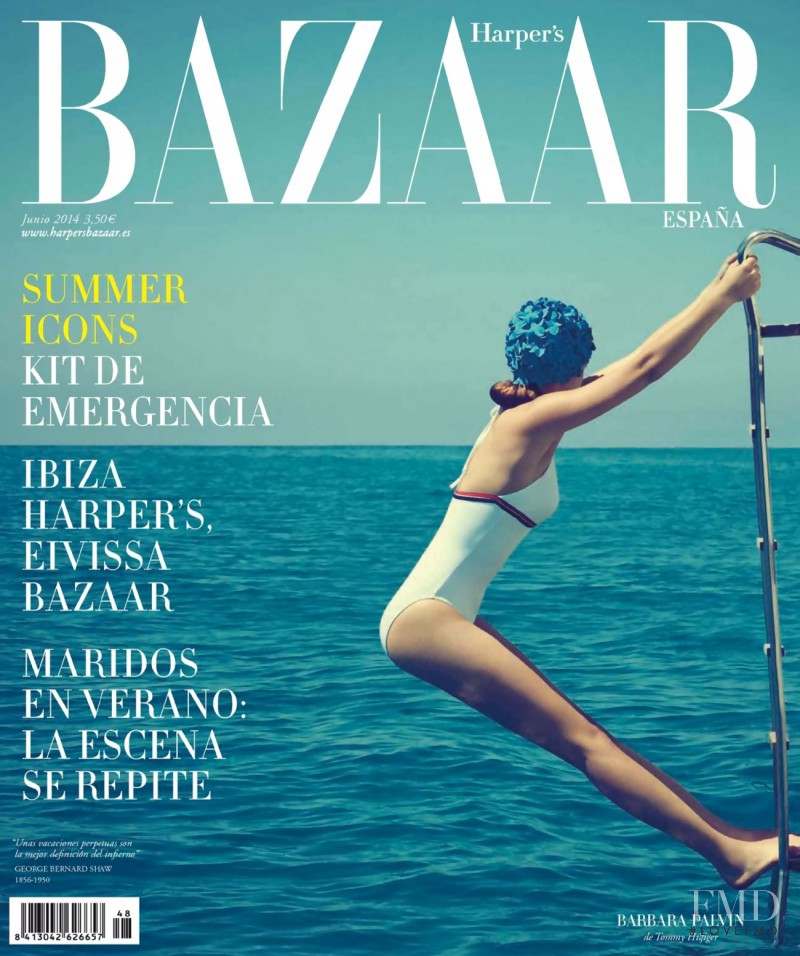 Barbara Palvin featured on the Harper\'s Bazaar Spain cover from June 2014