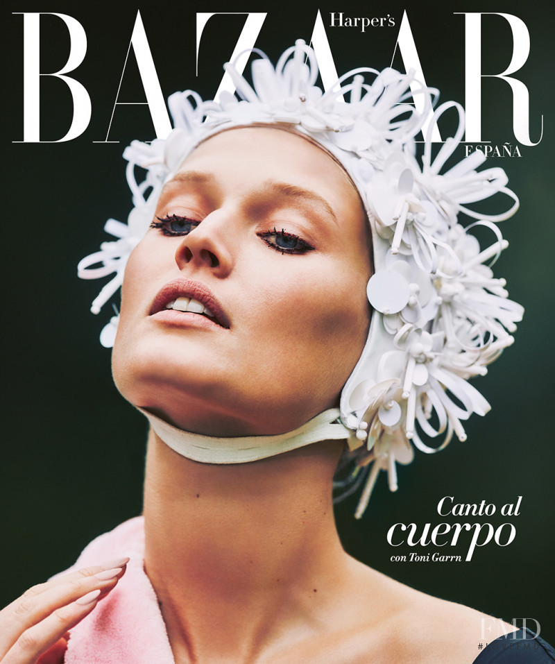 Toni Garrn featured on the Harper\'s Bazaar Spain cover from May 2017