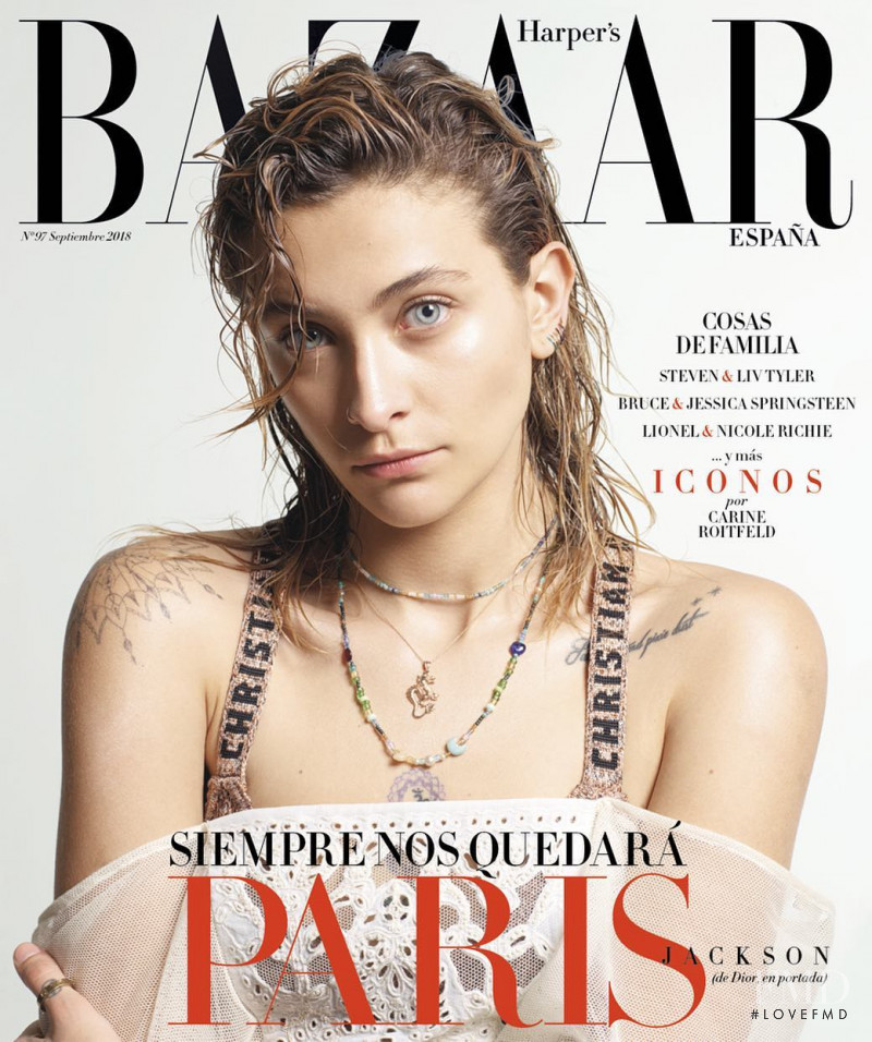  featured on the Harper\'s Bazaar Spain cover from September 2018