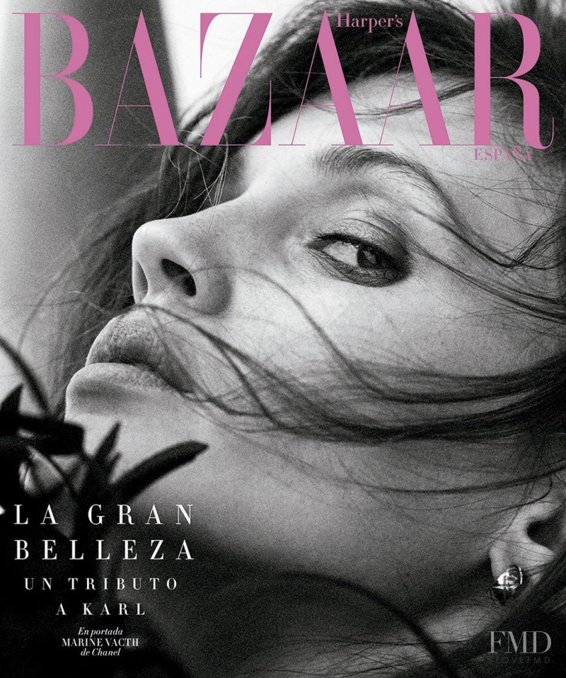 Marine Vacth featured on the Harper\'s Bazaar Spain cover from April 2019