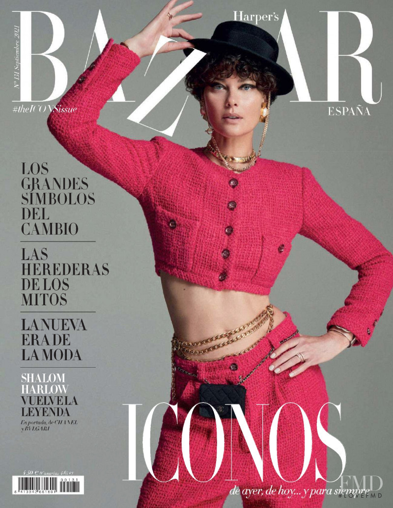  featured on the Harper\'s Bazaar Spain cover from September 2021