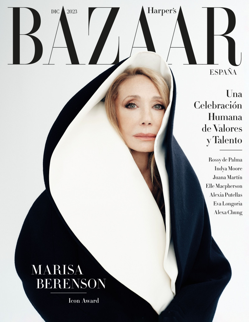 Marissa Berenson featured on the Harper\'s Bazaar Spain cover from December 2023