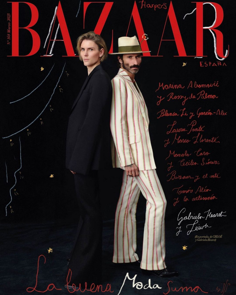 Gabriela Hearst featured on the Harper\'s Bazaar Spain cover from March 2023