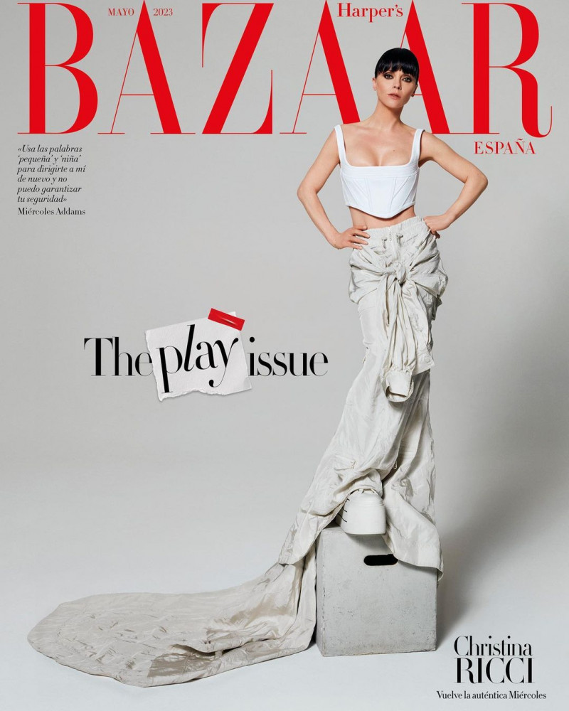 Christina Ricci featured on the Harper\'s Bazaar Spain cover from May 2023
