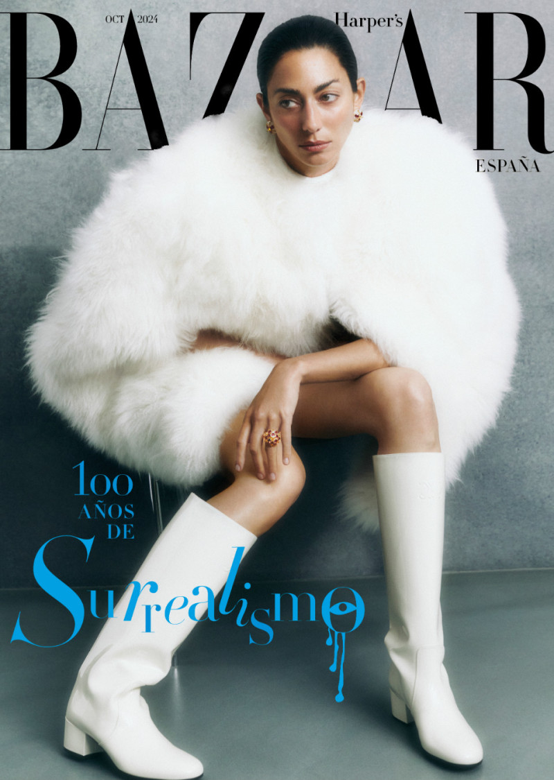 Conie Vallese featured on the Harper\'s Bazaar Spain cover from October 2024