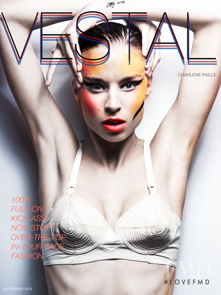 Charlene Paille featured on the Vestal cover from September 2010