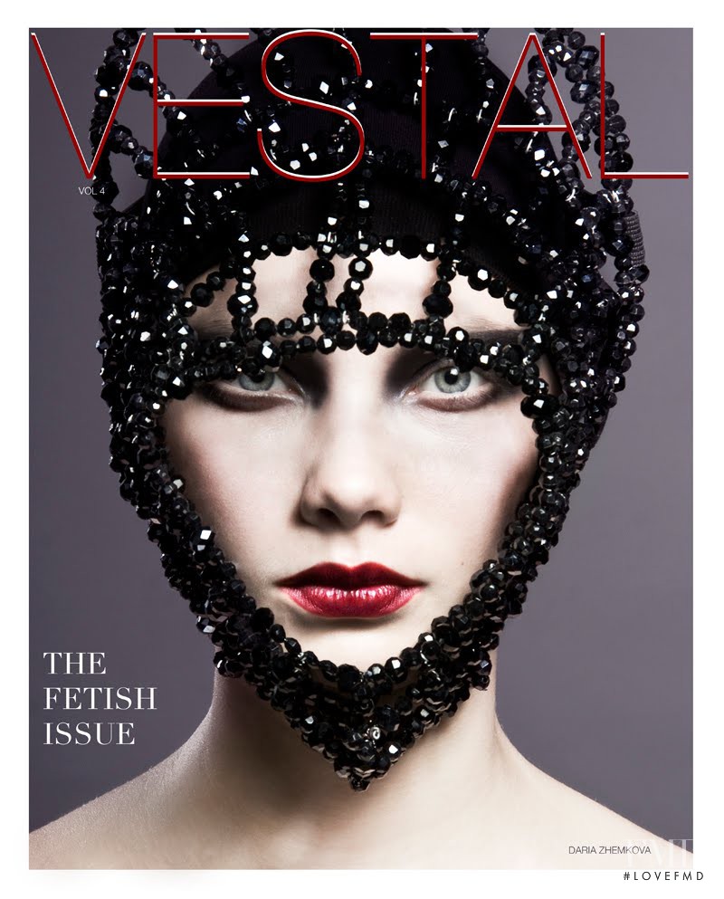 Daria Zhemkova featured on the Vestal cover from January 2011