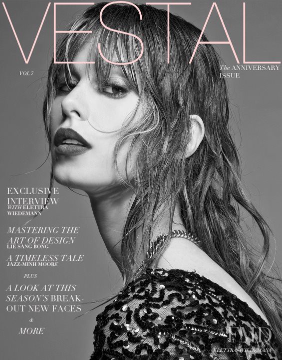 Elettra Rossellini featured on the Vestal cover from April 2012