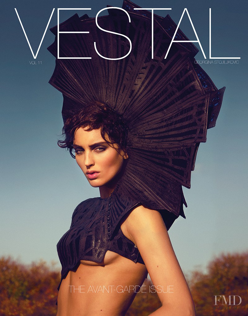 Georgina Stojiljkovic featured on the Vestal cover from December 2012