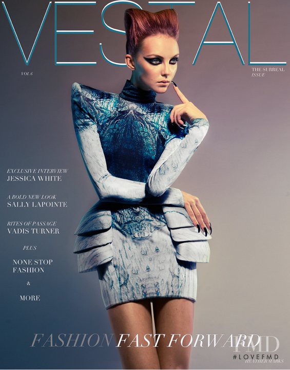Heather Marks featured on the Vestal cover from March 2012