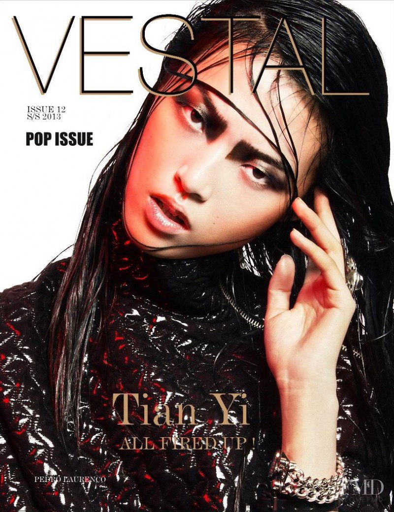 Tian Yi featured on the Vestal cover from March 2013
