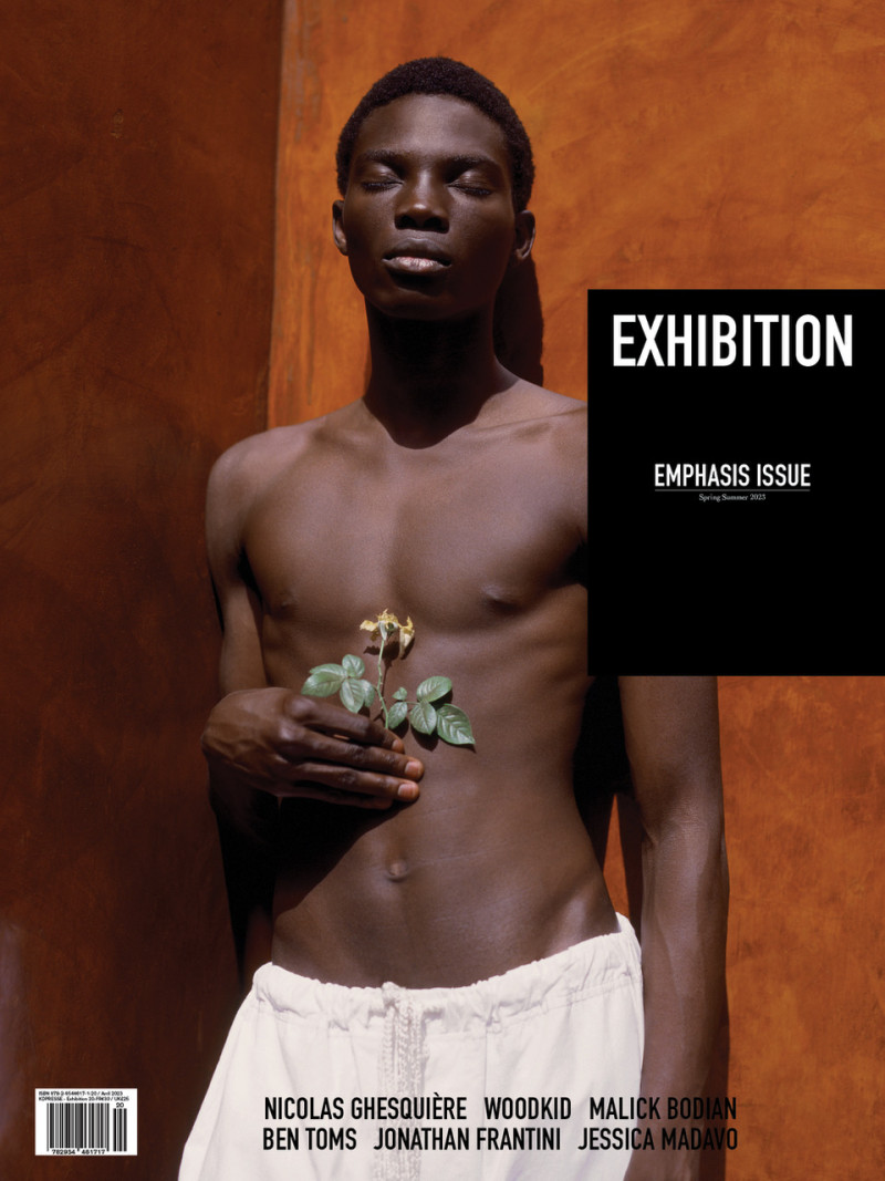 Dara Gueye featured on the Exhibition Magazine cover from April 2023