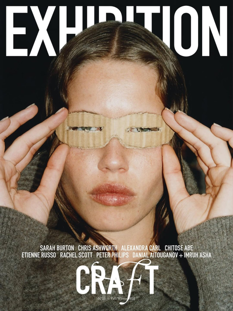 Olivia Petronella Palermo featured on the Exhibition Magazine cover from September 2025