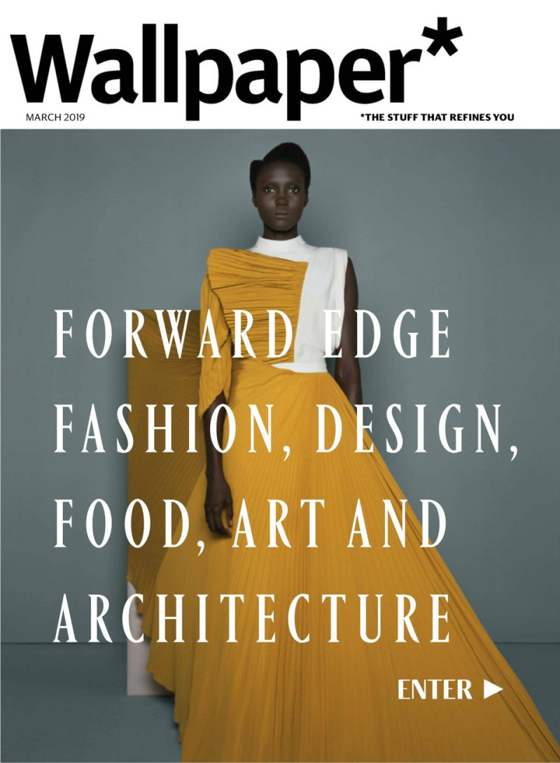 Rouguy Faye featured on the Wallpaper* cover from March 2019