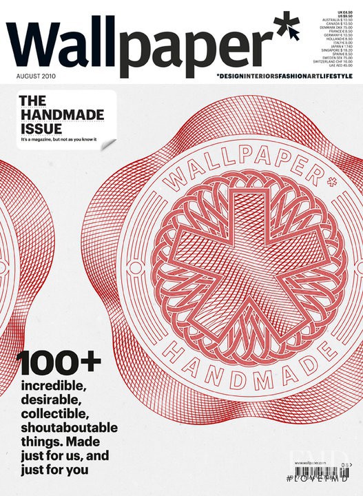  featured on the Wallpaper* cover from August 2010