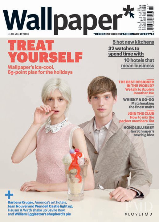 Katja Verheul featured on the Wallpaper* cover from December 2010