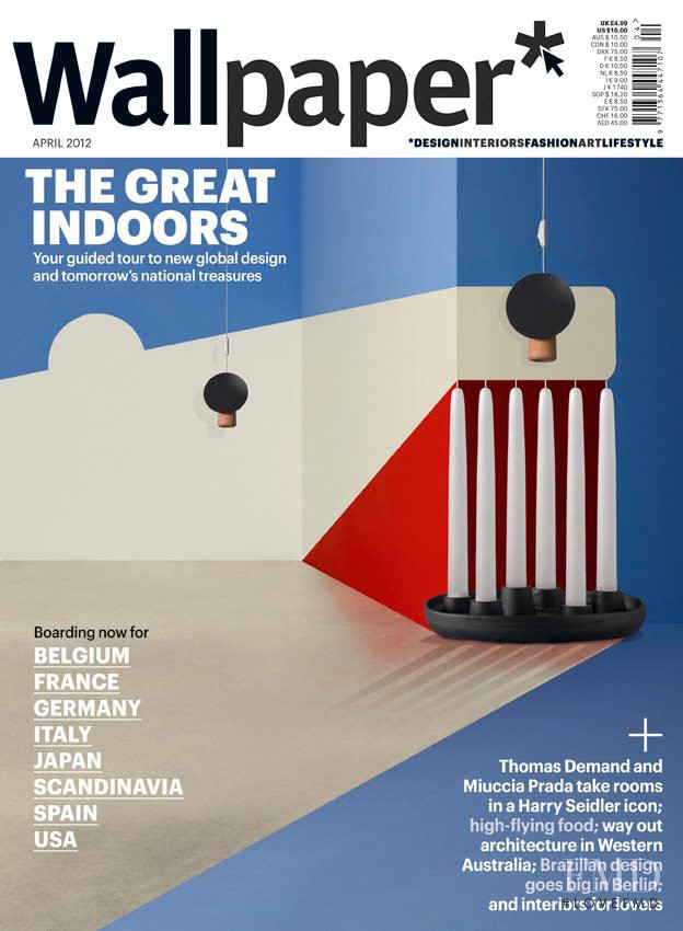  featured on the Wallpaper* cover from April 2012